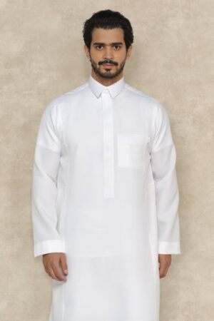 White Formal Thobe