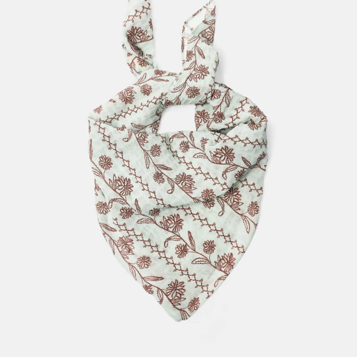 Embroidered scarf